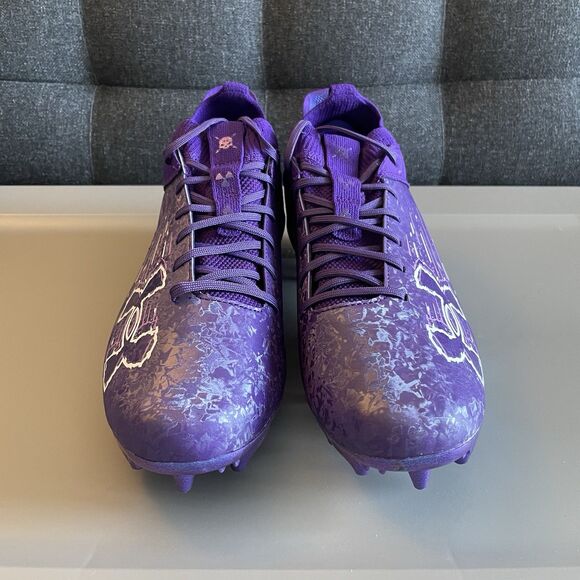 Under Armour Blur 2 MC Suede Football Cleats 3027978-500 Purple NEW